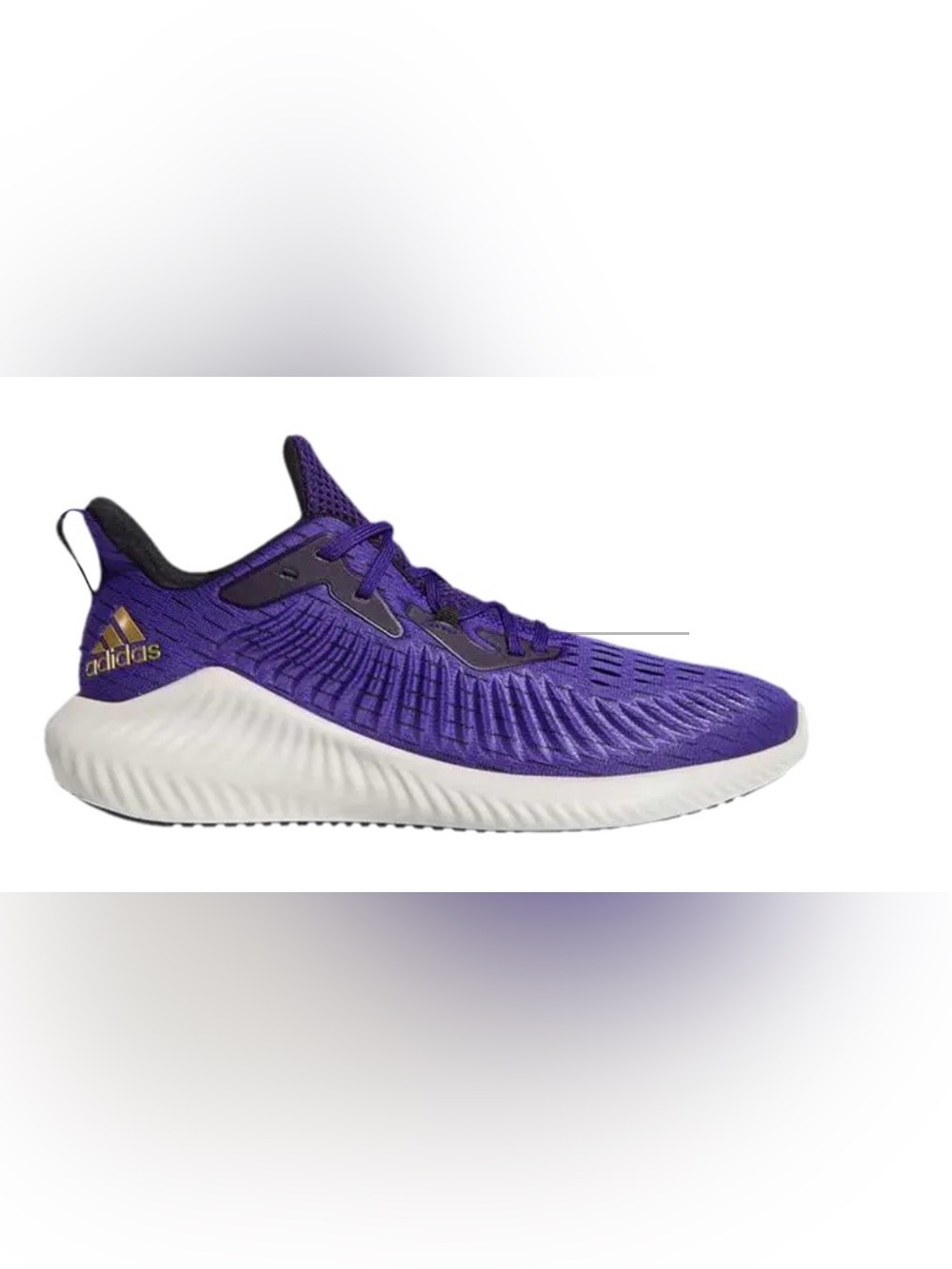 Men’s Adidas Alphabounce Plus running shoes. Mesh upper, bounce midsole. 9-9.5